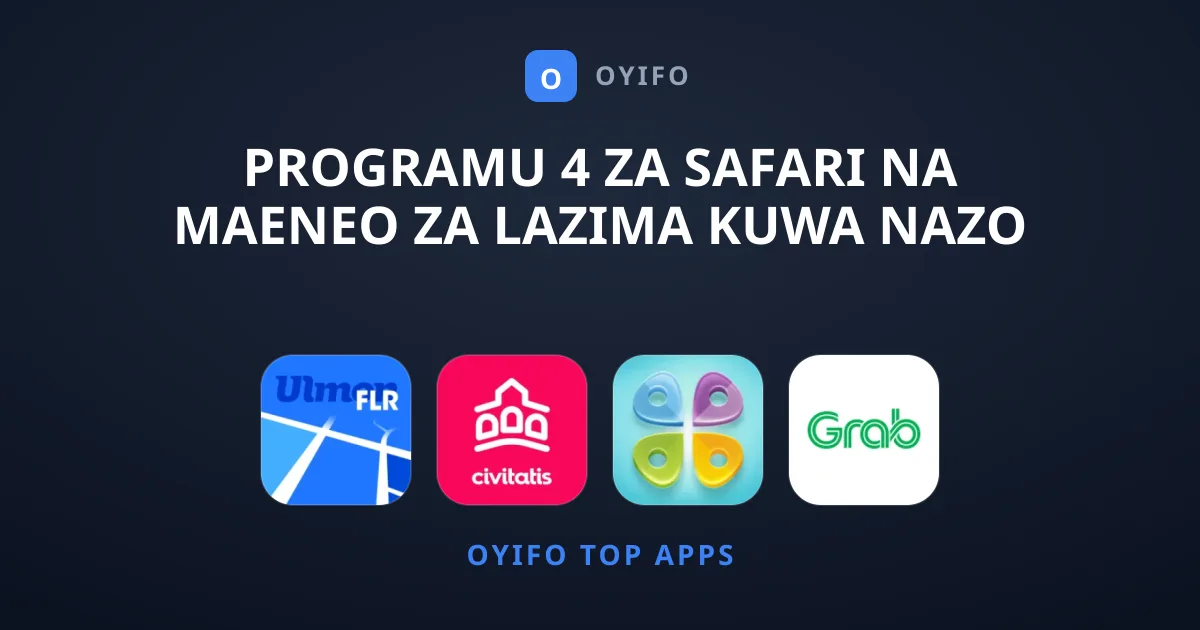 Programu 4 za Safari na Maeneo za Lazima Kuwa Nazo